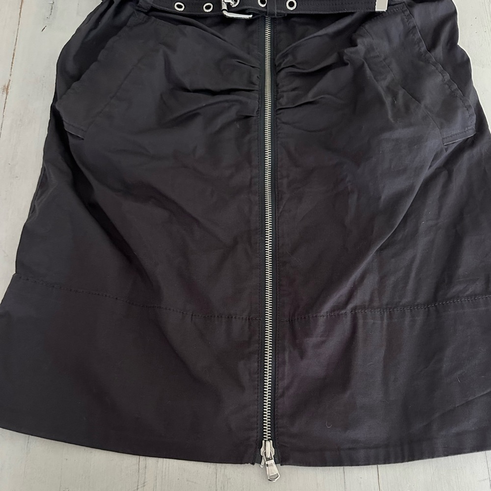 Marc Jacobs grey gray Belted Pencil Skirt vintage new without tags size 4 - Picture 2 of 9